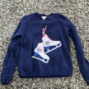 Ice skate sweater